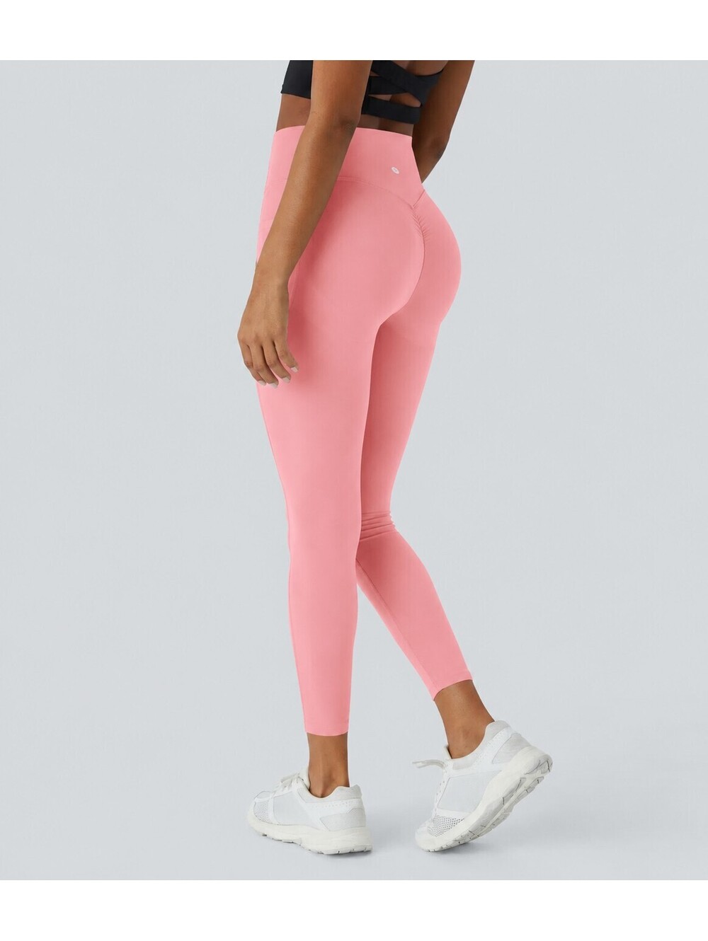 Halara UltraSculpt High Waisted Scrunch Butt Lift Tummy Legging Pink Size XL 7/8